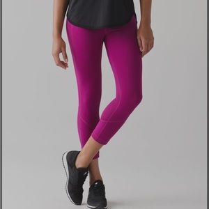 Fuchsia Lululemon leggings size 4